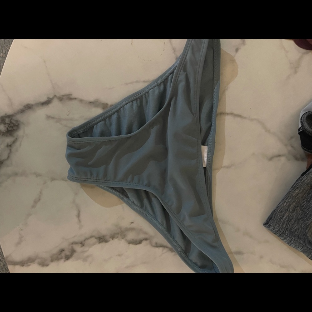 Blue Grey ish Bikini Bottoms